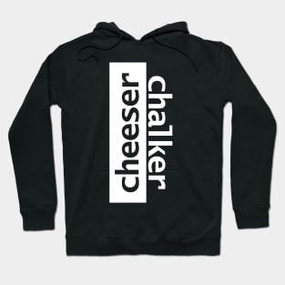 Minimal Typography Cheeser Gamer Hoodie